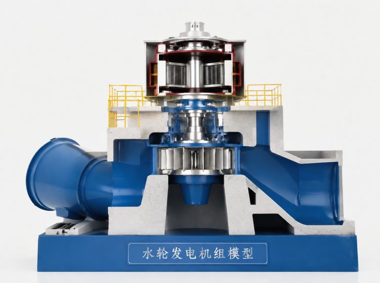 衢州水轮发电机组剖视模型